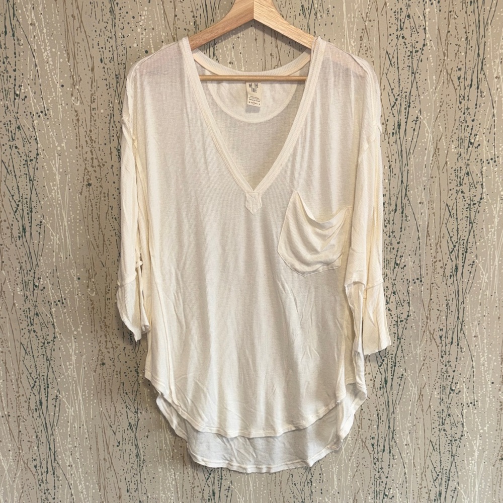 Free People We The Free Golden Gate Tee Ivory size S - Picture 2 of 6